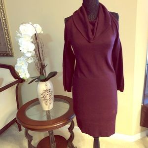 NWT Cold shoulder sweater dress